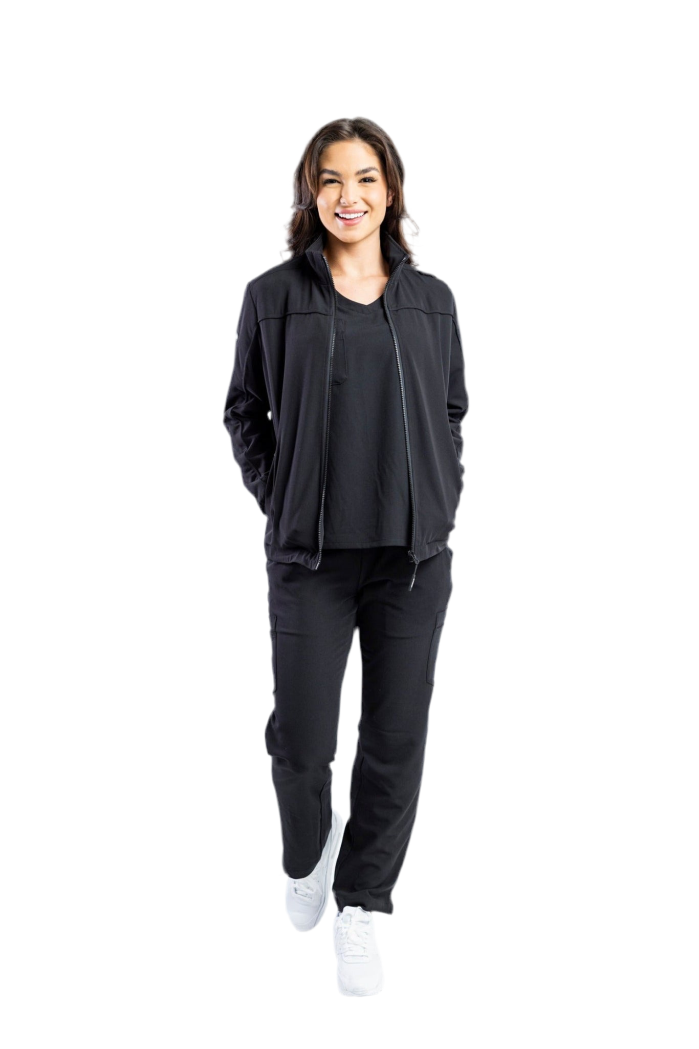 Apollo Scrubs - Hers - Jacket for women, full zip with liner and pockets