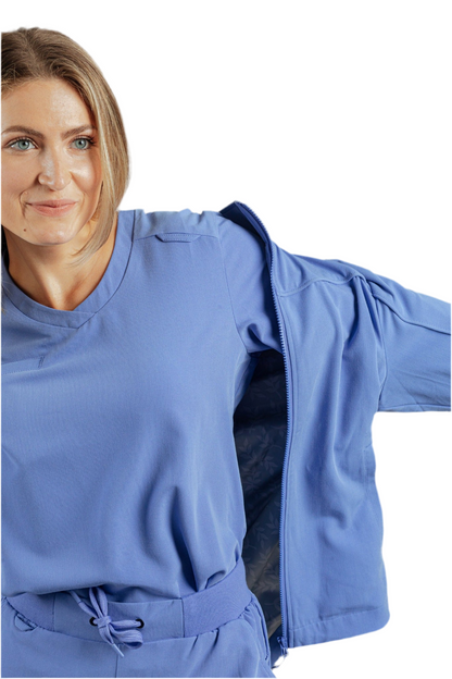 Apollo Scrubs - Hers - Jacket for women, full zip with liner and pockets