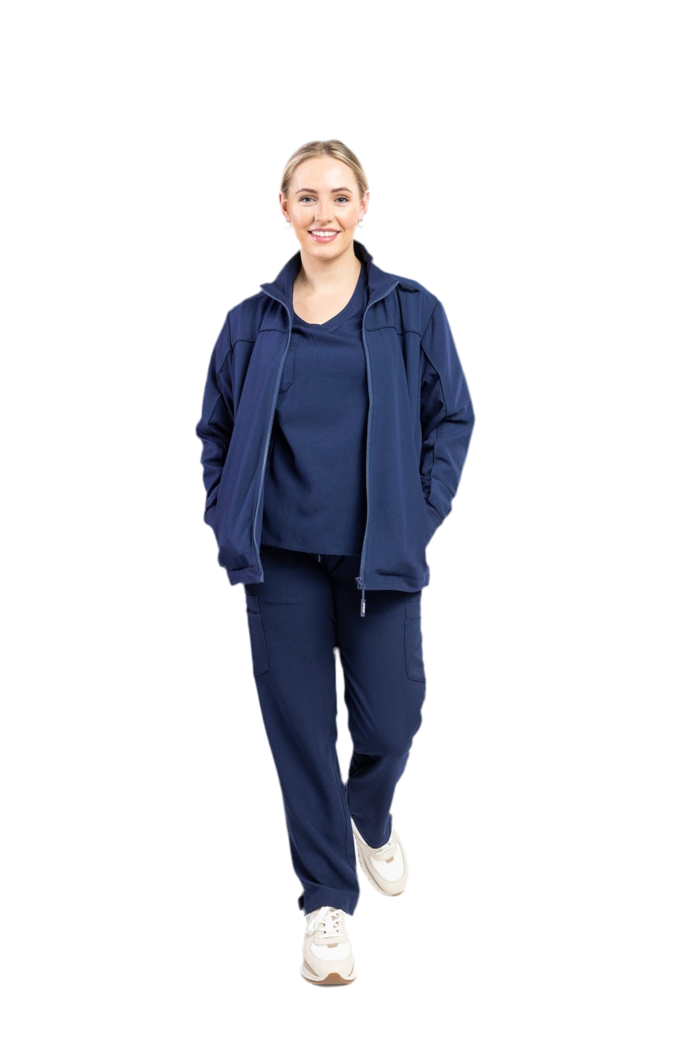 Apollo Scrubs - Hers - Jacket for women, full zip with liner and pockets