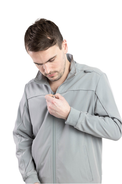 Apollo Scrubs - His - Jacket for men, full zip with liner and pockets
