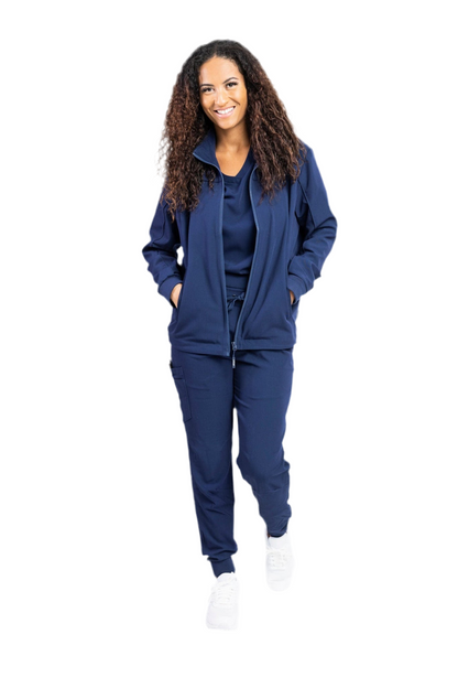 Apollo Scrubs - Hers - Jacket for women, full zip with liner and pockets