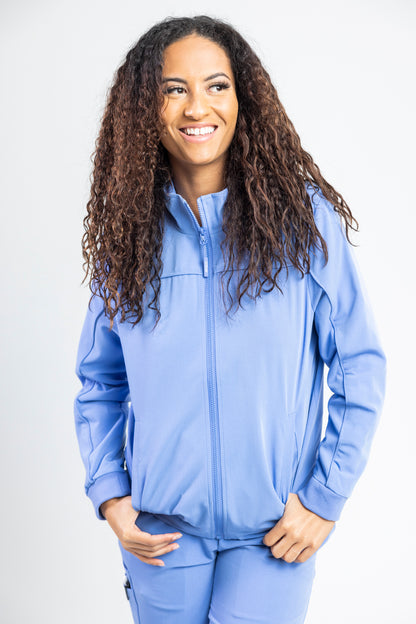 Apollo Scrubs - Hers - Jacket for women, antimicrobial, full zip with liner and pockets